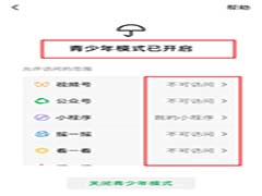 微信怎么关闭青少年模式
