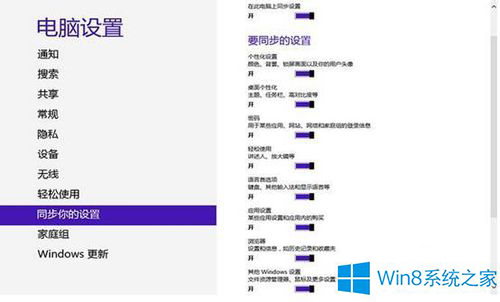 技术编辑详解win8系统微软账户设置同步的处理方法