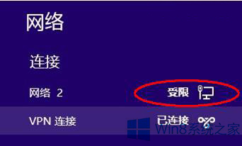 大神给你传授win8系统连接VPN后网络受限的设置办法