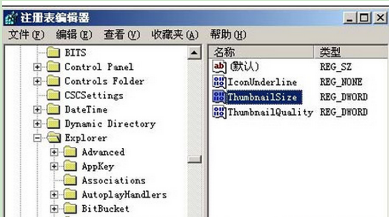 大师讲解xp系统缩略图尺寸减少的详细步骤